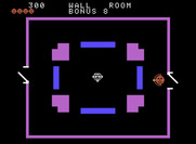Venture for ColecoVision - Wall room; those blue walls move, be careful!