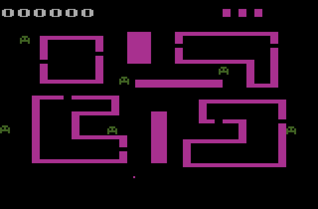 Venture Atari 2600 Screenshot: Starting screen.
