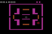 Venture for Atari 2600 - Those orange walls move, be careful!