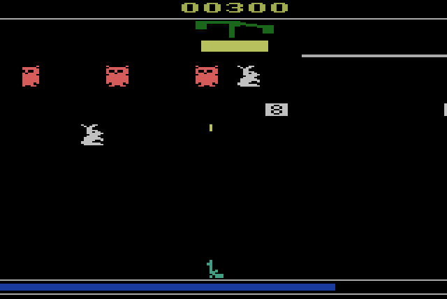 Carnival Atari 2600 Screenshot: Shooting at targets...