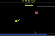 Carnival for Atari 2600 - Watch out for the ducks that fly down to steal your bullets...