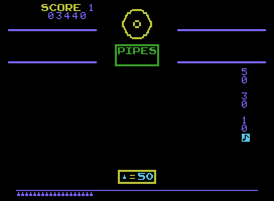 Carnival ColecoVision Screenshot: Level complete!