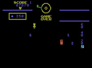 Carnival for ColecoVision - Game over.