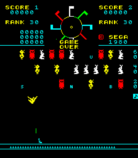 Carnival Arcade Screenshot: Game attrack mode.