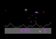 Cyclons for Commodore 64 - Don't get hit by enemy fire.