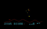 Cyclons for Commodore VIC-20 - Game start.