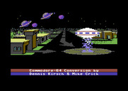 Astro Chase for Commodore 64 - Game credits.