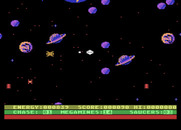 Astro Chase for Atari 8-bit - Shoot opponents before they catch you!
