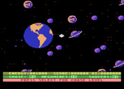 Astro Chase for Atari 8-bit - Game options screen.