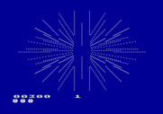 Star Wars: Return of the Jedi - Death Star Battle for Atari 5200 - Warping towards the death star.