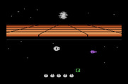Star Wars: Return of the Jedi - Death Star Battle for Atari 2600 - Game start.