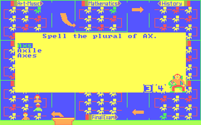 Go to the Head of the Class IBM PC/Compatibles Screenshot: Now answer this question...