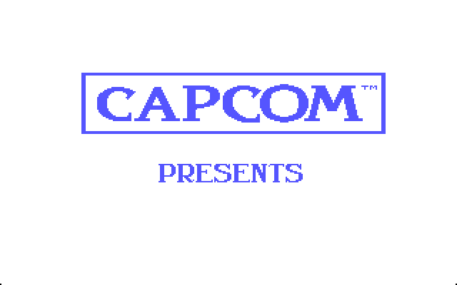 Sarge IBM PC/Compatibles Screenshot: Capcom logo.