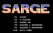 Sarge for IBM PC/Compatibles - The main menu.