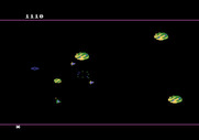 Meteorites for Atari 5200 - Start of the second level.