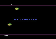 Meteorites for Atari 5200 - Title screen.