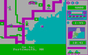 Road Rally U.S.A. for IBM PC/Compatibles - Now I'm on my way to New Hampshire.