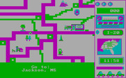 Road Rally U.S.A. for IBM PC/Compatibles - Exploring the south now...