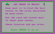 Road Rally U.S.A. for IBM PC/Compatibles - Get ready to rally!