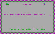 Road Rally U.S.A. for IBM PC/Compatibles - Do you have a color display?