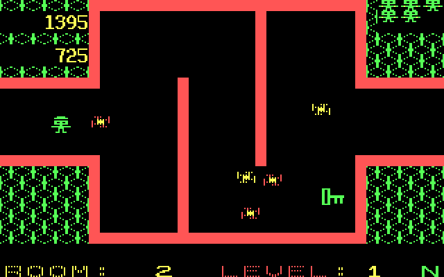 Shamus IBM PC/Compatibles Screenshot: Found a key!