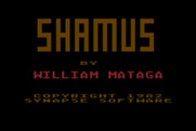 Shamus for Atari 8-bit - Title screen.