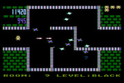Shamus for Atari 8-bit - There are many different layouts for the screens.