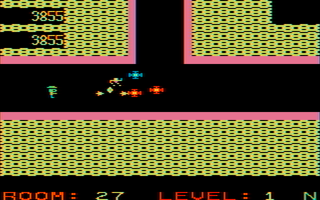 Shamus IBM PC/Compatibles Screenshot: I'll need to make another decision about which way to go...