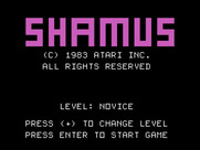 Shamus for TI-99/4A - Title screen.