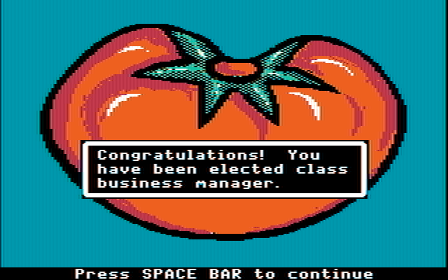 Market Place, The IBM PC/Compatibles Screenshot: You have been awarded the job of business manager!