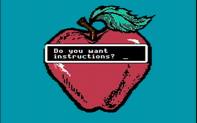 Market Place, The IBM PC/Compatibles Screenshot: Time to sell apples! Do you want instructions?