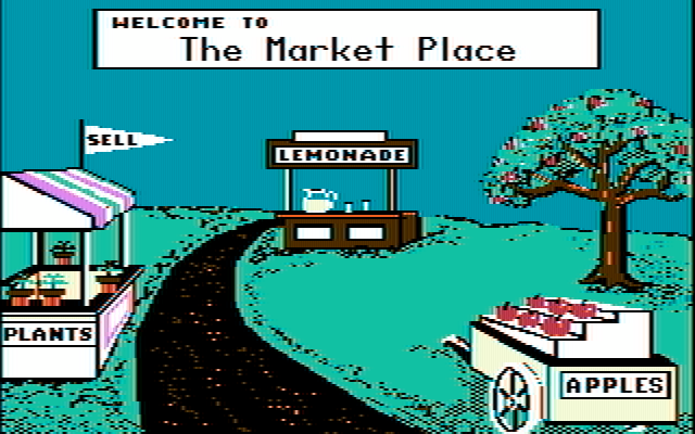 Market Place, The IBM PC/Compatibles Screenshot: Title screen.