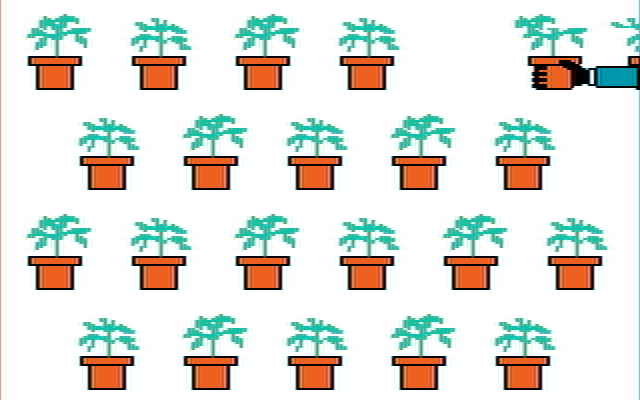 Market Place, The IBM PC/Compatibles Screenshot: The hands at the top are buying some plants...