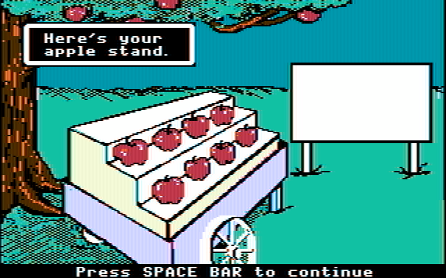 Market Place, The IBM PC/Compatibles Screenshot: Here's your apple stand...