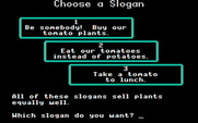 Market Place, The for IBM PC/Compatibles - First, choose a slogan...