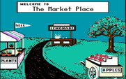 Market Place, The for IBM PC/Compatibles - Title screen.