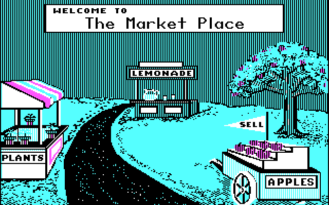 Market Place, The IBM PC/Compatibles Screenshot: Title screen.