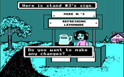 Market Place, The for IBM PC/Compatibles - You can setup several lemonade stands.