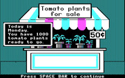 Market Place, The for IBM PC/Compatibles - It's time to sell some tomato plants!