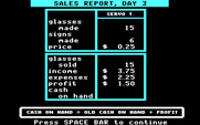 Market Place, The for IBM PC/Compatibles - My lemonade sales report.