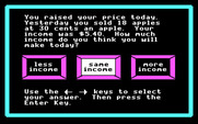 Market Place, The for IBM PC/Compatibles - The game asks some questions about what you think will happen...