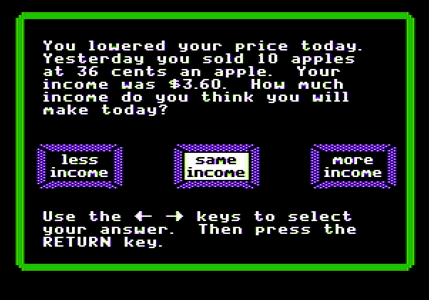 Market Place, The Apple II Screenshot: I lowered my price; will this work?
