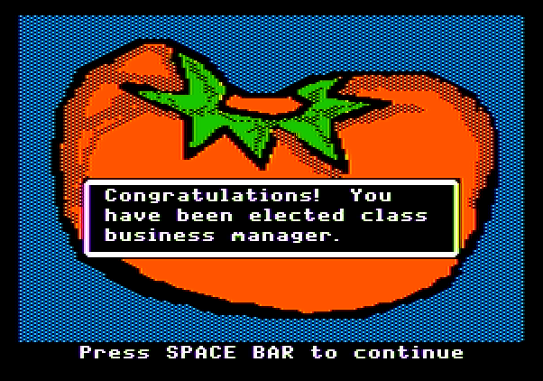 Market Place, The Apple II Screenshot: You are the business manager!
