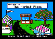 Market Place, The for Apple II - The flag moves to indicate it's time to sell plants!