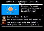 Market Place, The for Apple II - It's sunny today, that will help sales!