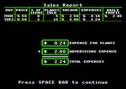 Market Place, The for Apple II - Here's the sales report...