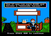 Market Place, The for Apple II - Can you become a lemonade tycoon?