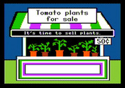 Market Place, The for Apple II - It's time to sell plants!