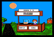 Market Place, The for Apple II - A clear day selling lemonade...