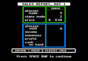 Market Place, The for Apple II - Here's my sales report...